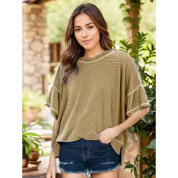 Oversized Stitches SS Tunic