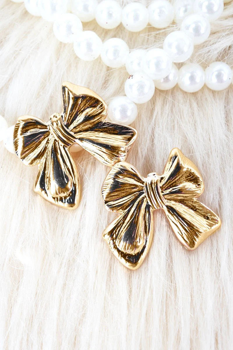 Paris Bow Earrings