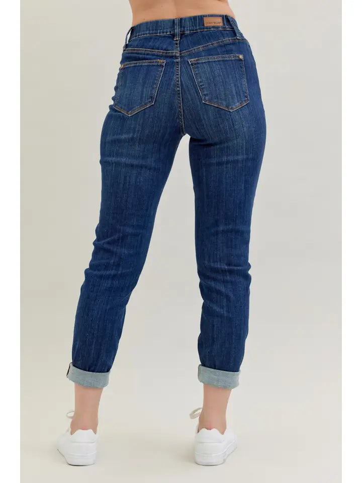 Pull On Double Cuff Slim
