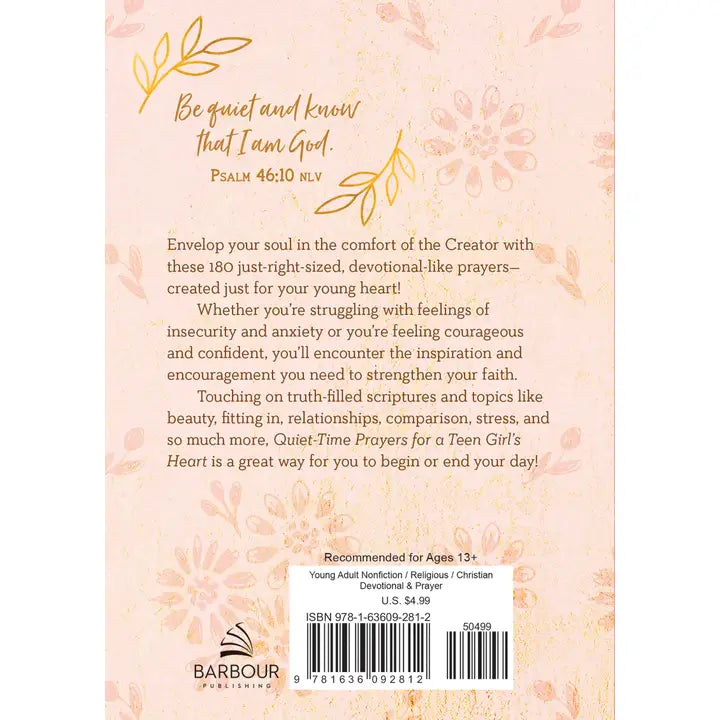 Quiet Time Prayers For A Teen Girl's Heart