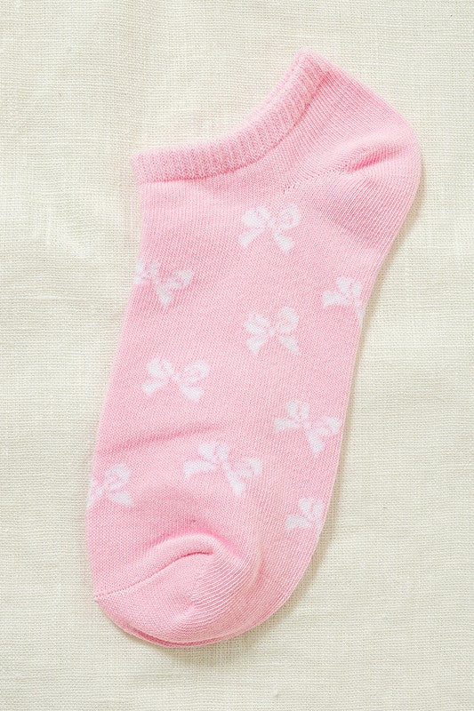 Ribbon Printed Socks
