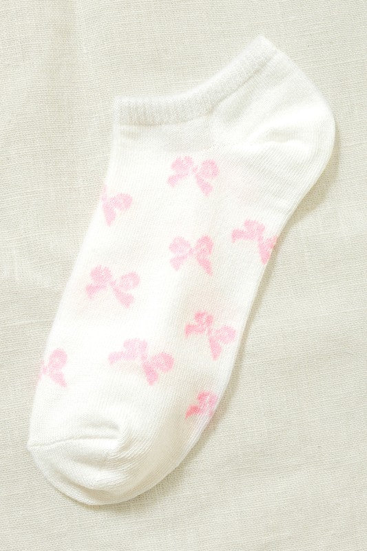 Ribbon Printed Socks
