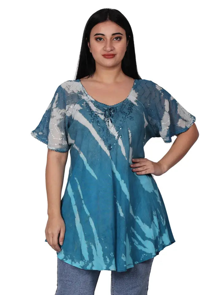 Riptide Tie Dye Blouse