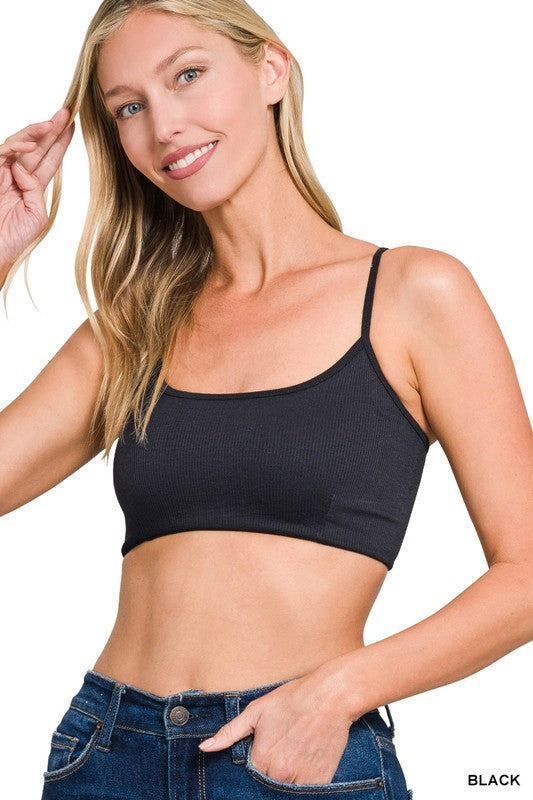 Seamless Ribbed 3 Strap Bralette