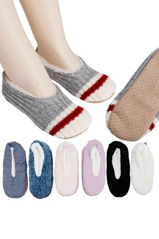 Sherpa Fleece Lounge Sock Slippers
