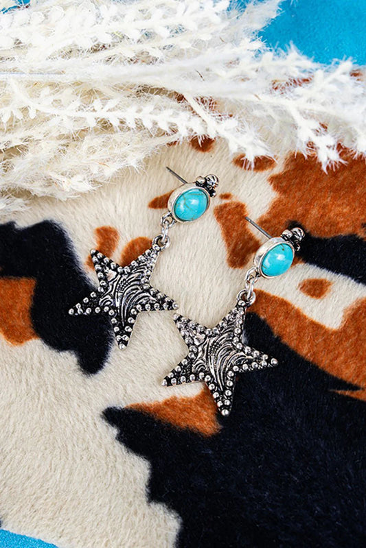 Stampede Star Earrings