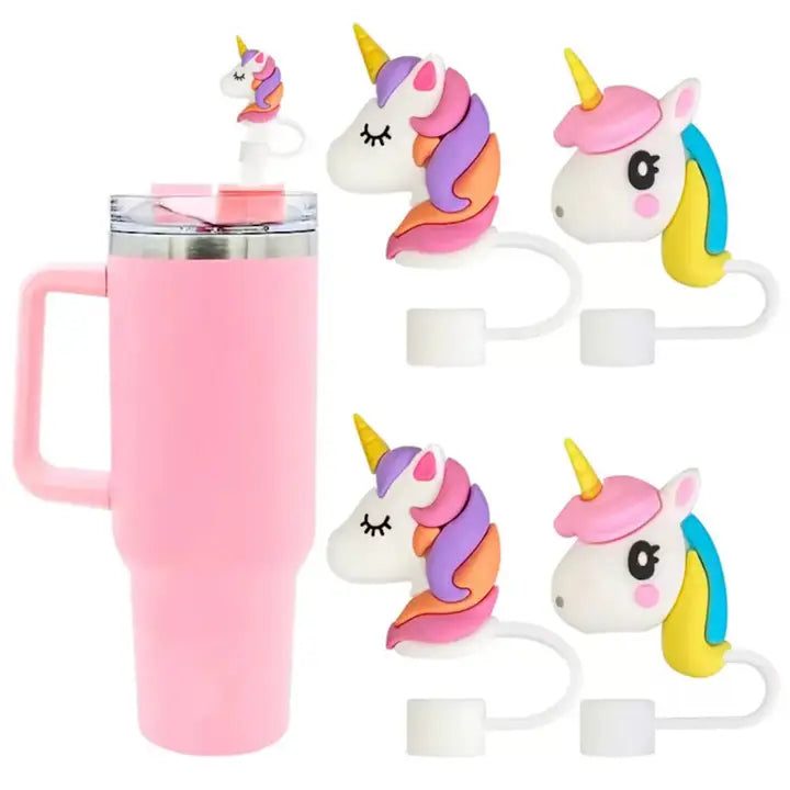 Straw Topper - Unicorn