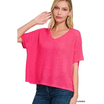 Textured Summer Sweater