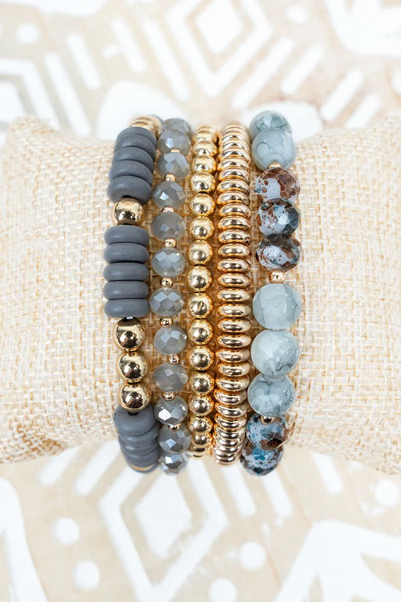 Uptown Allure Beaded Bracelet Set