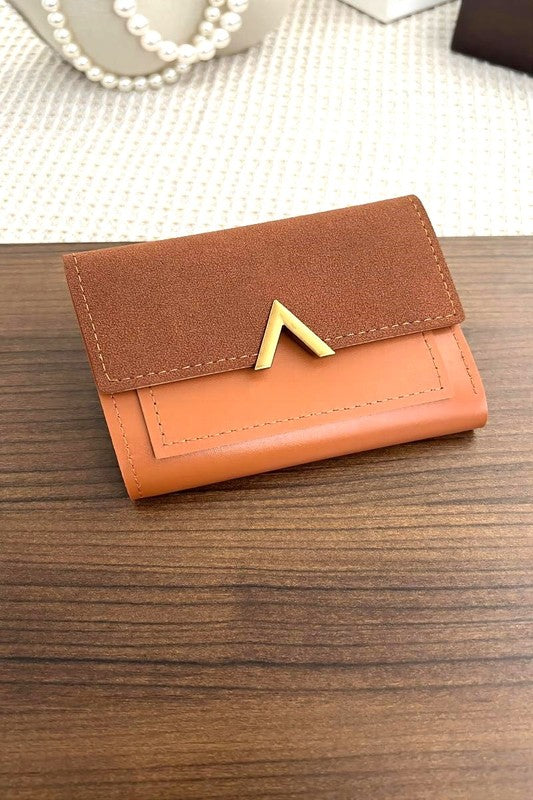 Vegan Leather Trifold Wallet