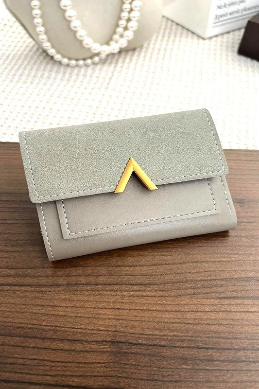 Vegan Leather Trifold Wallet