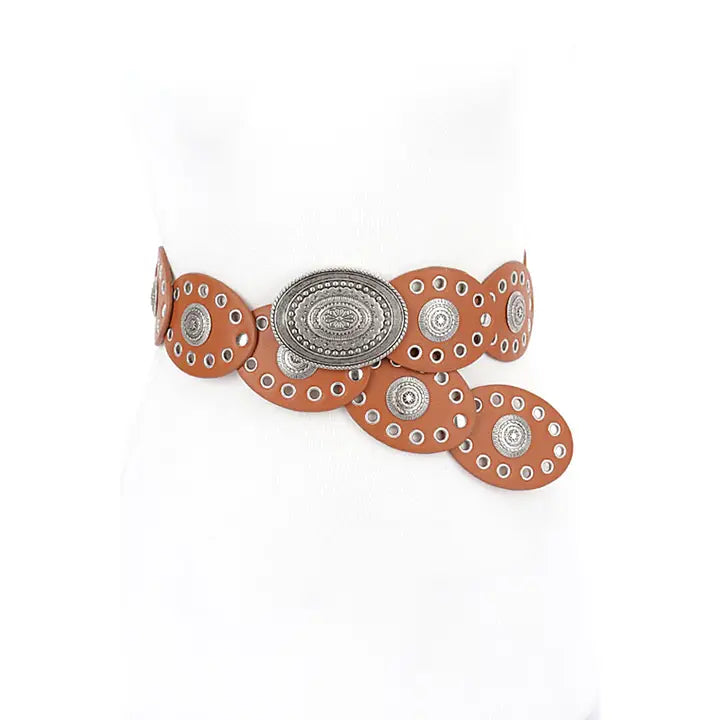 Western Concho Fashion Belt