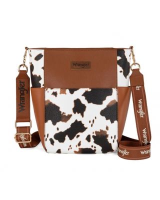 Wrangler Cow Print Shoulder Bag