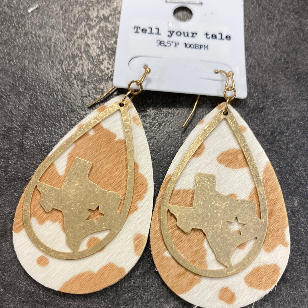 Texas Leo Trace Earrings