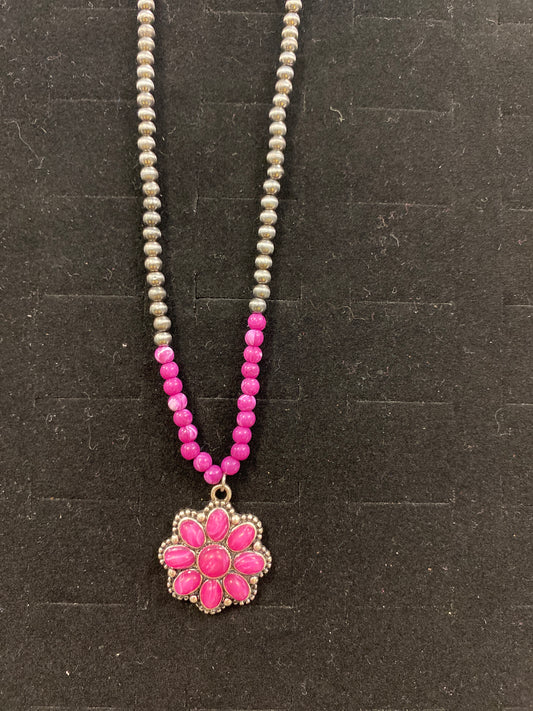 N/P  Flower Necklace