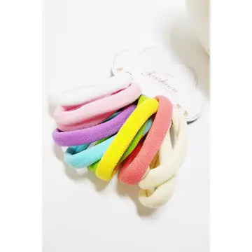 12 Pc Multi Color Hair Tie Set