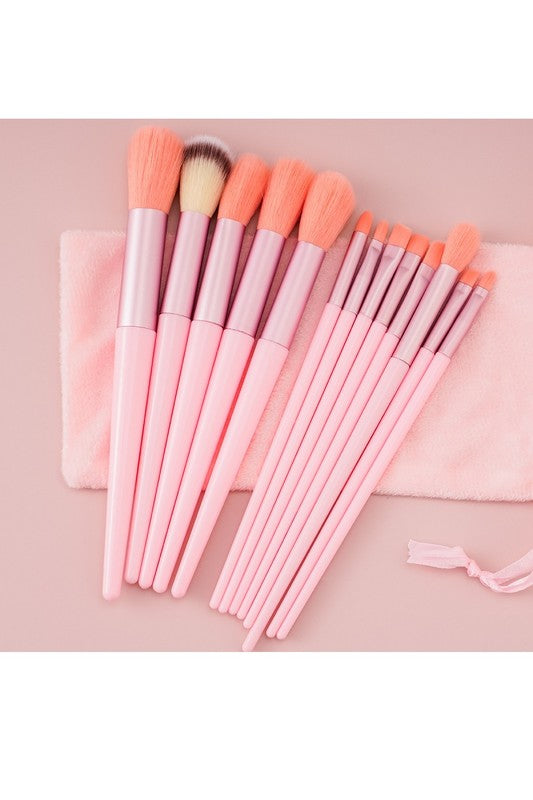 13 Pc Makeup Brush Set