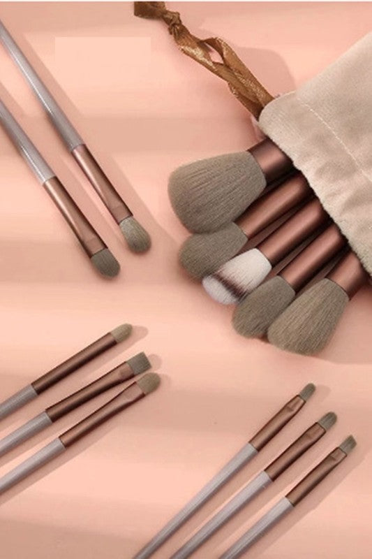 13 Pc Makeup Brush Set