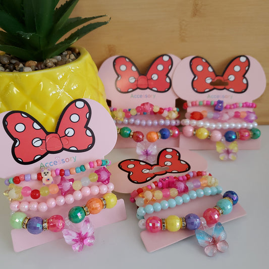 Bow Butterfly 4pk Bracelet