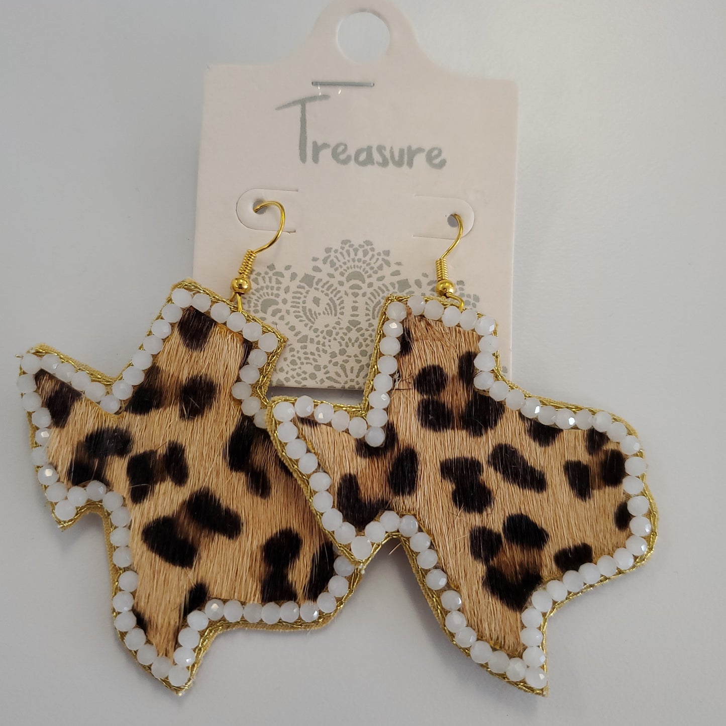 Big Tx Leo Earrings