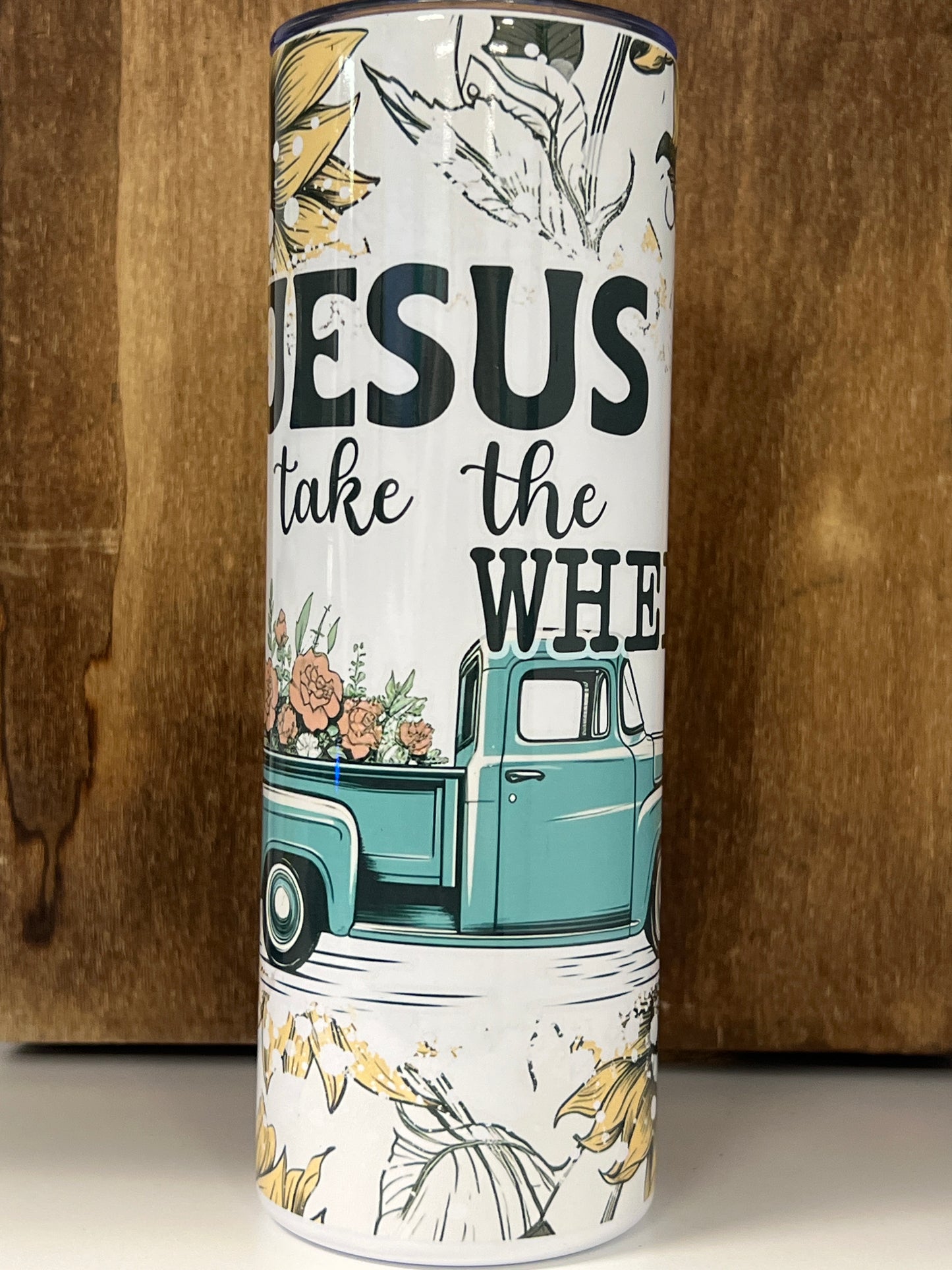 Jesus Take The Wheel Tumbler 20oz