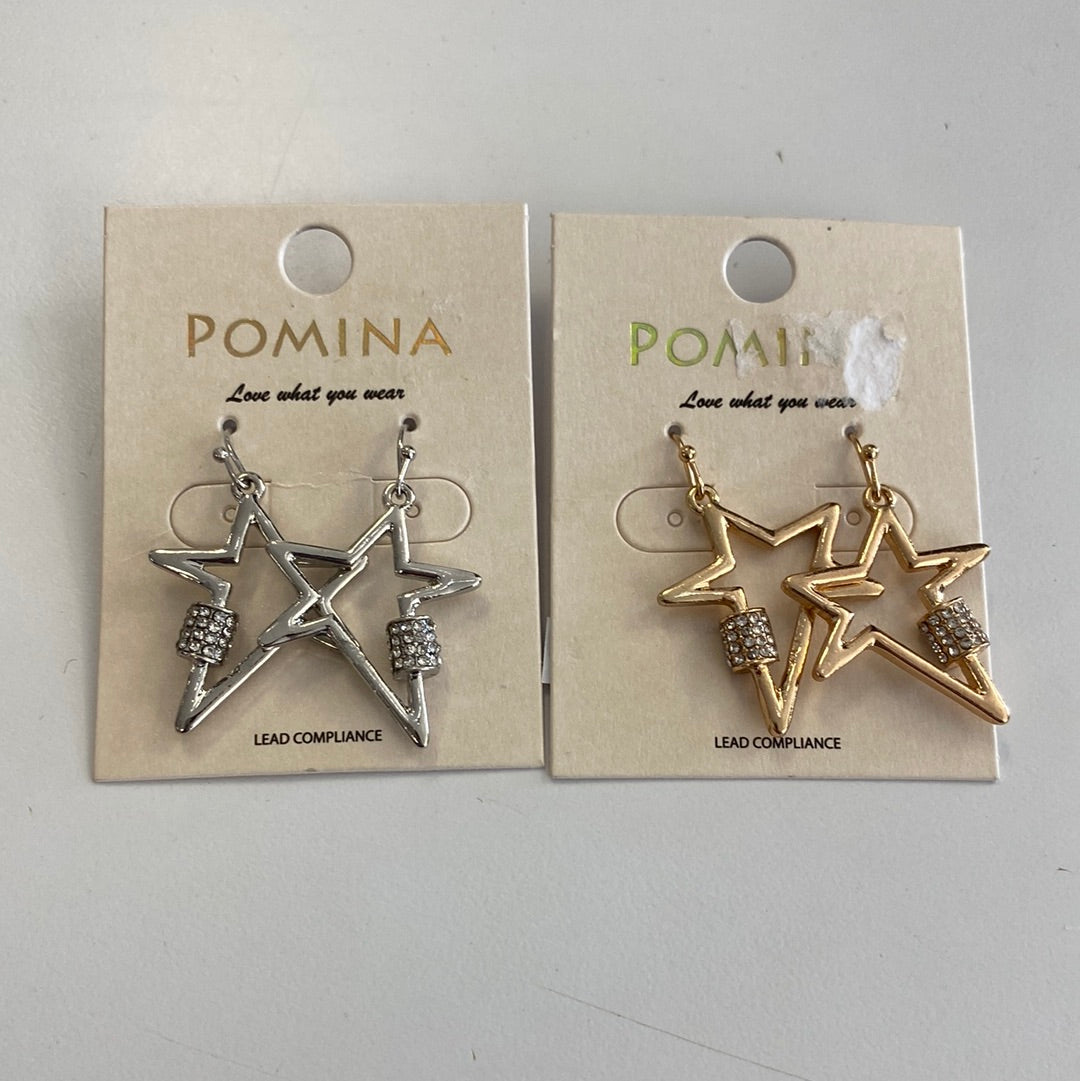 Rock On Star Earrings