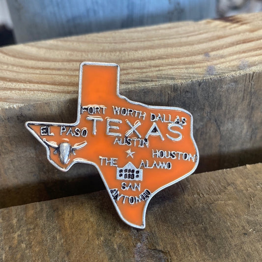 Texas Silvertone Hat Pin