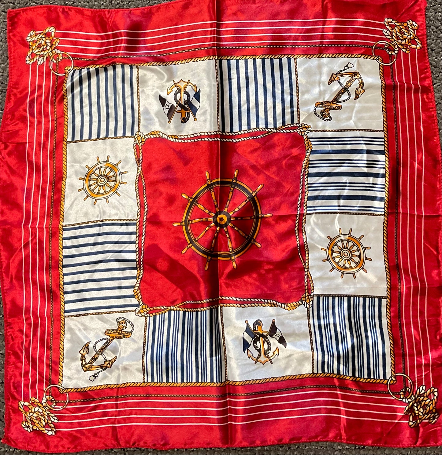 Printed Satin Scarf