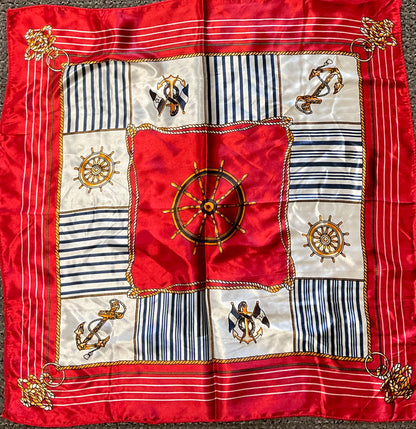 Printed Satin Scarf