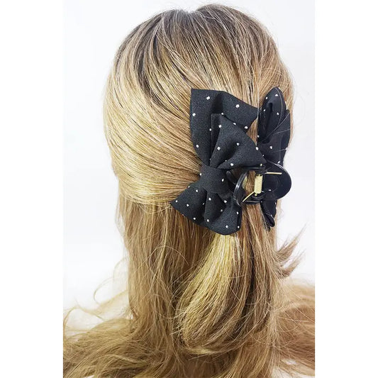 2 Sided Bow Hair Claw Clip