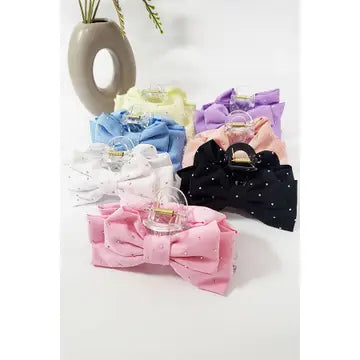 2 Sided Bow Hair Claw Clip