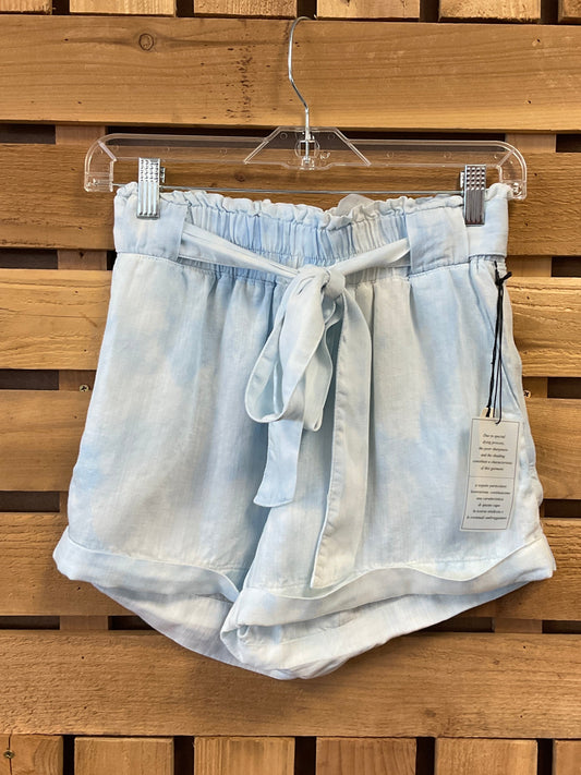 Elastic Waist Tie Dye Mini Shorts