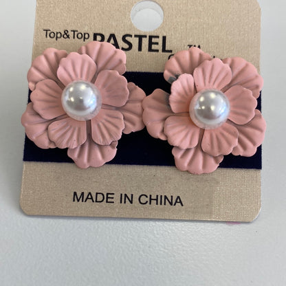 Flower Pearl Earrings