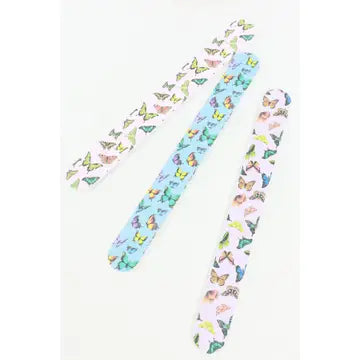 3pc Butterfly Nail File Set
