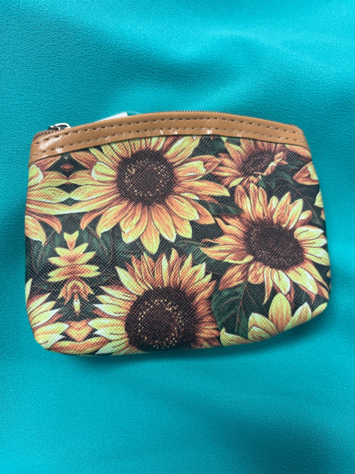 Sunflower Zipper Coin Purse
