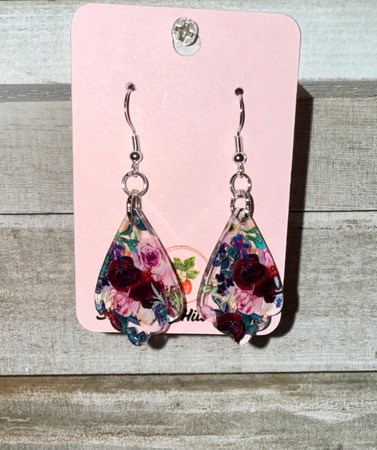SHD Burgundy floral