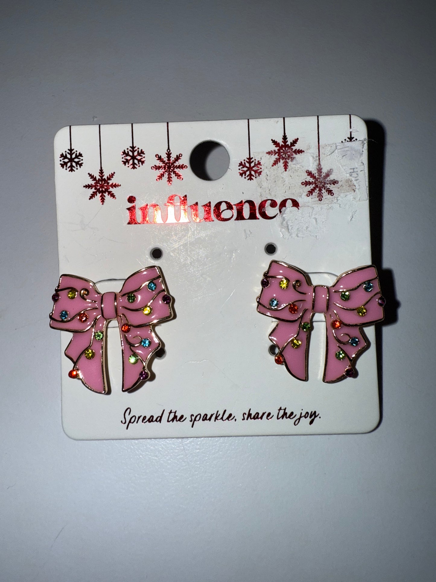 E - Christmas Lights Bow