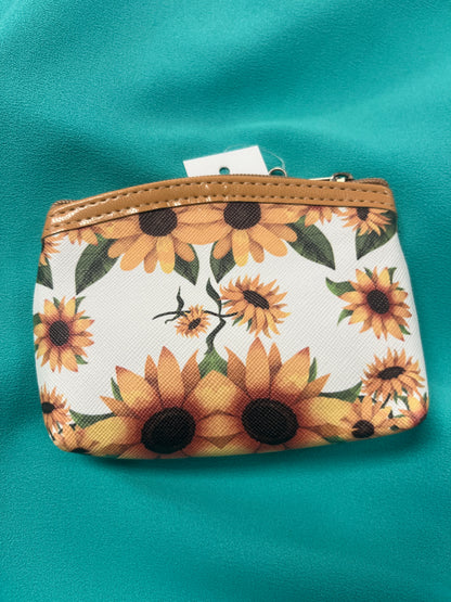 Sunflower Zipper Coin Purse