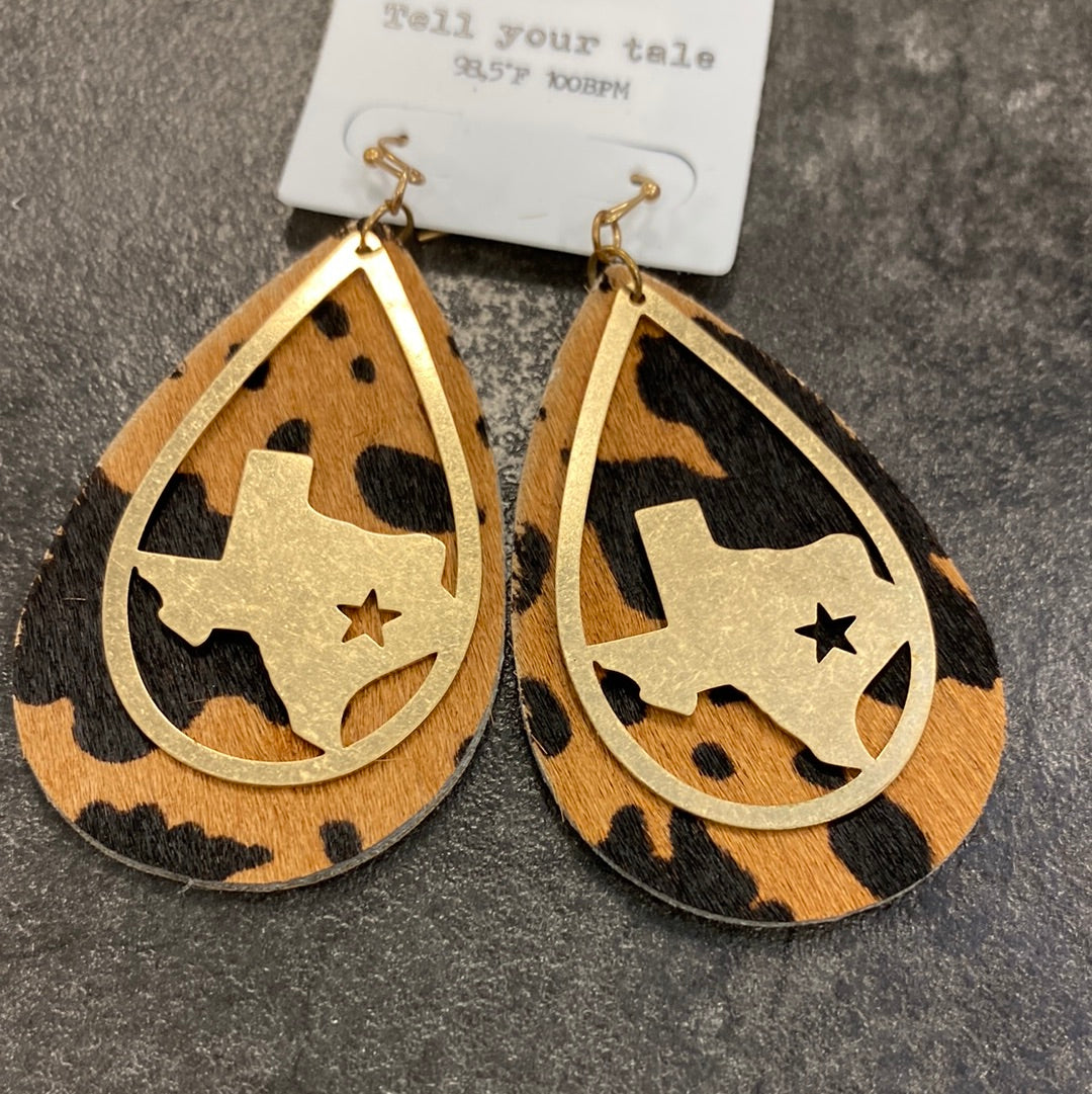 Texas Leo Trace Earrings