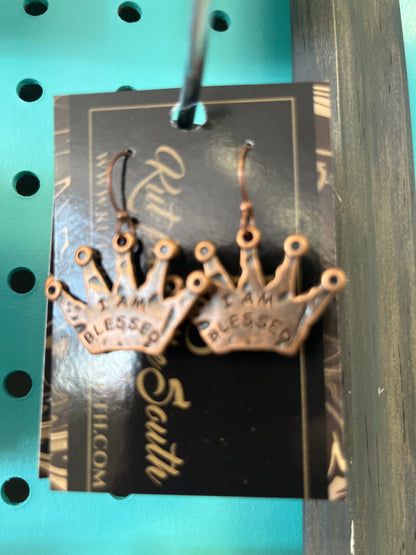 KS Blessed Crown Earrings