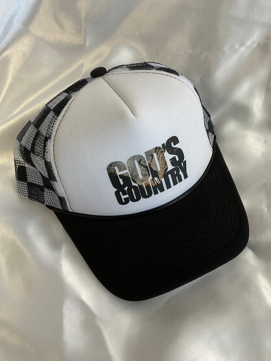 Checkered God's Country Hat