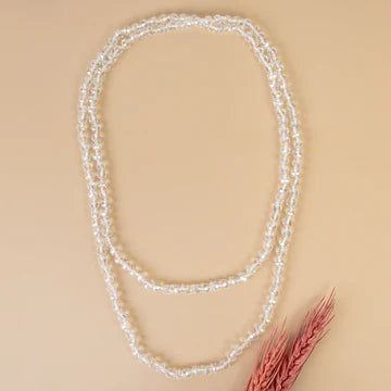60" Crystal Beaded Necklace