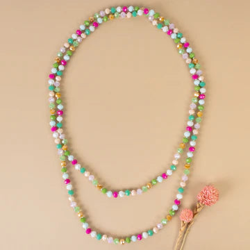 60" Crystal Beaded Necklace