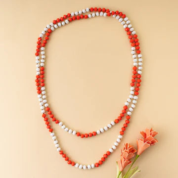 60" Crystal Beaded Necklace