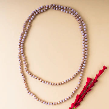 60" Crystal Beaded Necklace