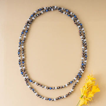 60" Crystal Beaded Necklace