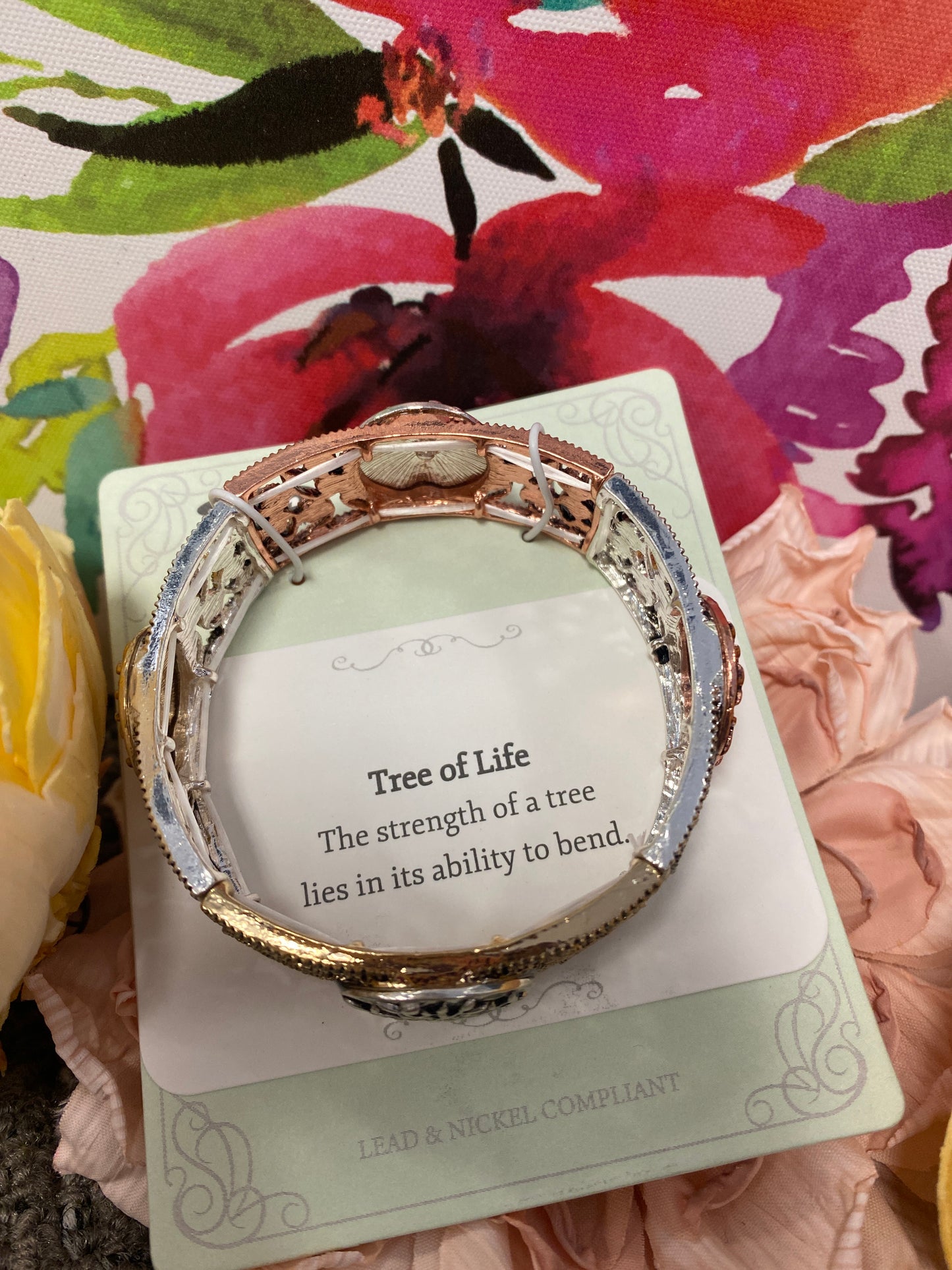 Tree Of Life Scroll Bracelet