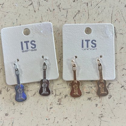 Guitar Earrings