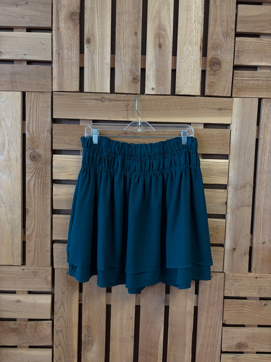 Curvy Tiered Ruffle Skirt