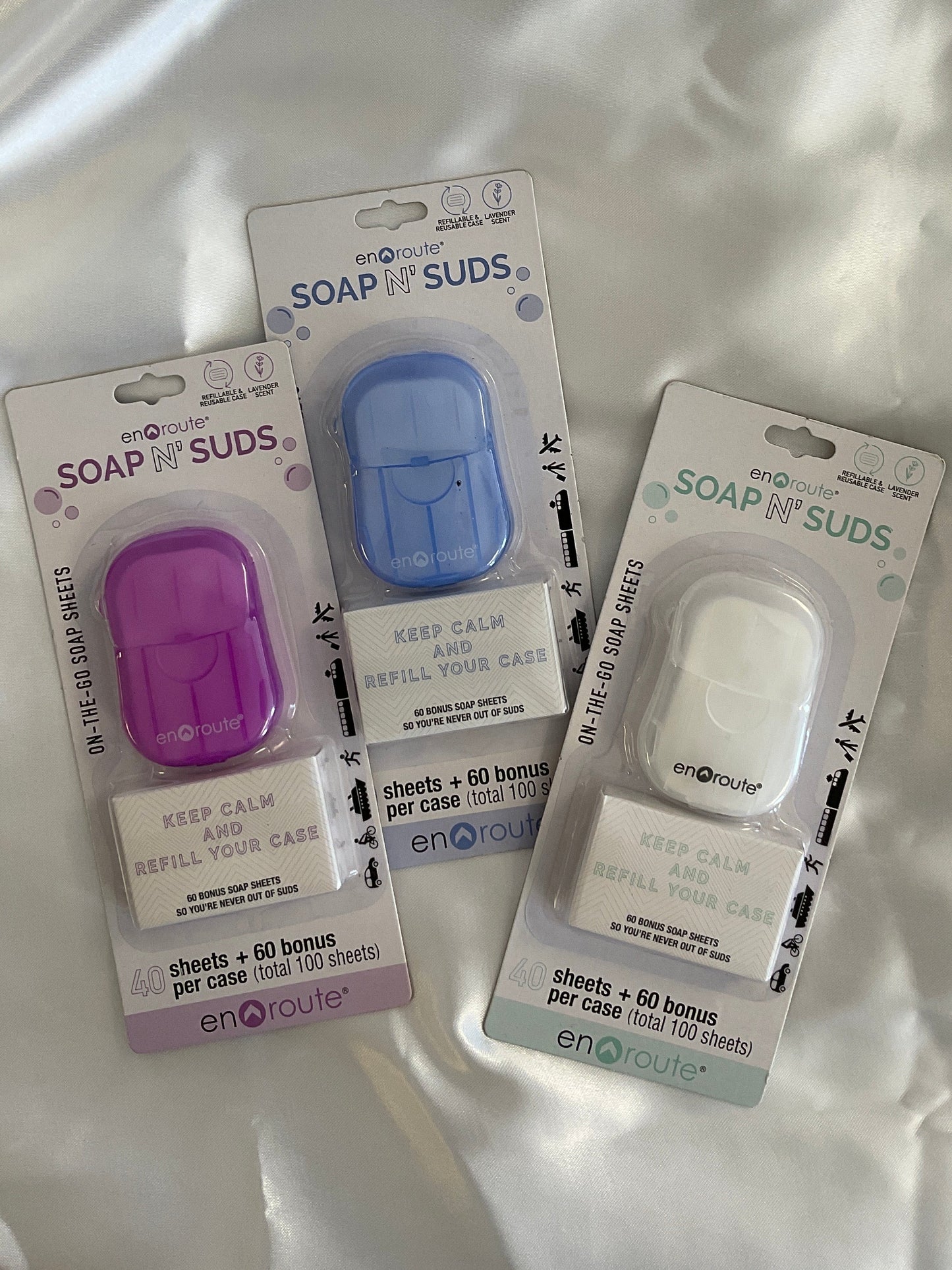 En Route Paper Soap With Travel Case